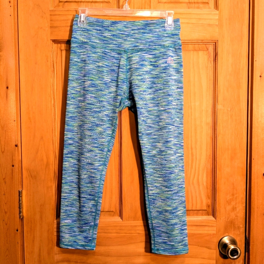 Reebok Bundle Women Medium Leggings Blue Green, Shorts Gray Pink Running Yoga - Picture 2 of 11